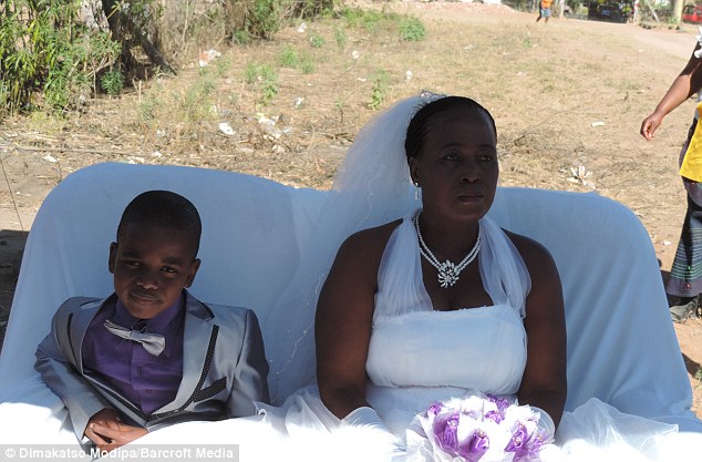 Senior Citizen Helen Shabangu Marries 9 Year-Old Boy Saneie Masilela For The Second Time 